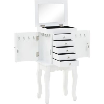THE LIVING STORE Credenza Buffet Consolle Portagioielli Su Gambe Bianche 4402050 THE LIVING STORE Credenza Buffet Consolle Portagioielli Su Gambe Bianche 4402050