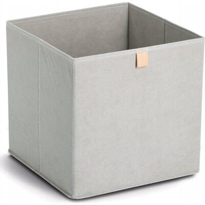 Zeller Scatola Di Immagazzinaggio Storage Grigia Pieghevole 32,5l Zeller Scatola Di Immagazzinaggio Storage Grigia Pieghevole 32,5l