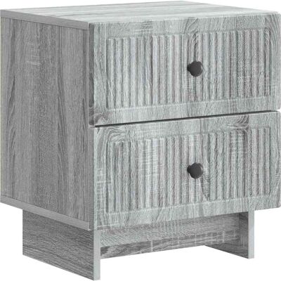 VIDAXL Armadio Da Notte Con Cassetto Grigio Sonoma 43 X 34,5 X 47,5 Cm VIDAXL Armadio Da Notte Con Cassetto Grigio Sonoma 43 X 34,5 X 47,5 Cm