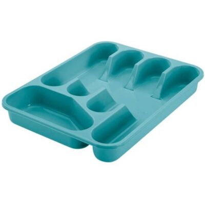 TONTARELLI Portaposate Da Cassetto Blu Delfin 26,5 X 33,5 X 4,5 Cm TONTARELLI Portaposate Da Cassetto Blu Delfin 26,5 X 33,5 X 4,5 Cm