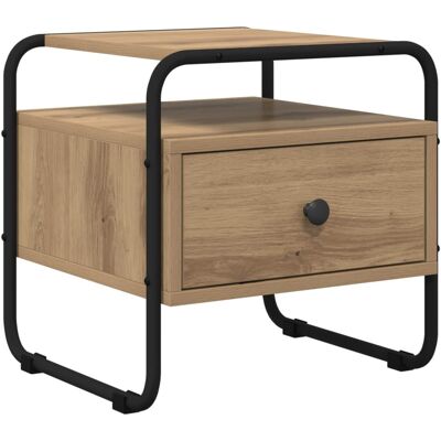 VIDAXL Armadio Da Notte Rovere Artigianale 40 X 39,5 X 40 Cm VIDAXL Armadio Da Notte Rovere Artigianale 40 X 39,5 X 40 Cm