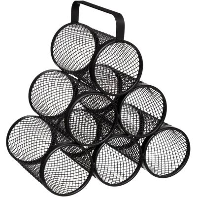 Five Simply Smart - MAYAJ - Nera - 6 Bottiglie - Portabottiglie Five Simply Smart - MAYAJ - Nera - 6 Bottiglie - Portabottiglie