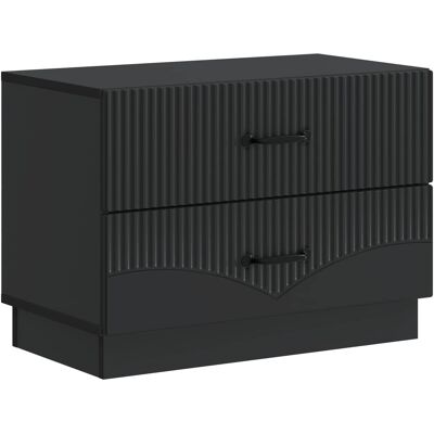 VIDAXL Armadio Da Notte Nero 62 X 34,5 X 44,5 Cm Legno VIDAXL Armadio Da Notte Nero 62 X 34,5 X 44,5 Cm Legno