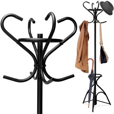 OEM Appendiabiti Livio Nero 173 Cm OEM Appendiabiti Livio Nero 173 Cm