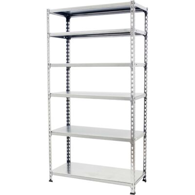 SIMONRACK Scaffale Portaoggetti, 2500x800x300 Mm, 6 Ripiani, Portata 180 Kg Per Ripiano, Metallo, Scaffale Da Garage, Zincato – Simonclick SIMONRACK Scaffale Portaoggetti, 2500x800x300 Mm, 6 Ripiani, Portata 180 Kg Per Ripiano, Metallo, Scaffale Da Garage, Zincato – Simonclick