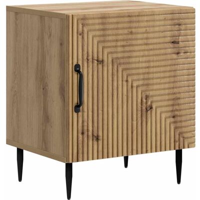 VIDAXL Armadio Da Notte Rovere Artigianale 43 X 34,5 X 50 Cm VIDAXL Armadio Da Notte Rovere Artigianale 43 X 34,5 X 50 Cm