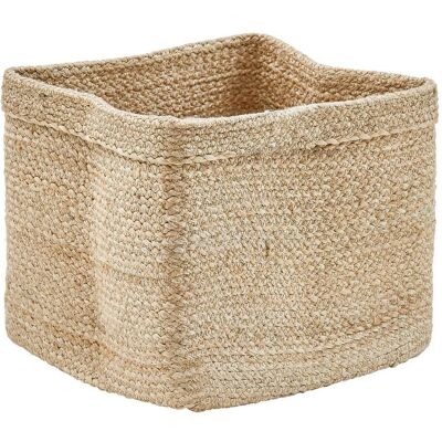 ATMOSPHERA Cestino In Iuta Tito 30x30cm - Créateur D'Intérieur ATMOSPHERA Cestino In Iuta Tito 30x30cm - Créateur D'Intérieur