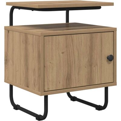 VIDAXL Armadio Da Notte Rovere Artigianale Legno Ingegnerizzato VIDAXL Armadio Da Notte Rovere Artigianale Legno Ingegnerizzato