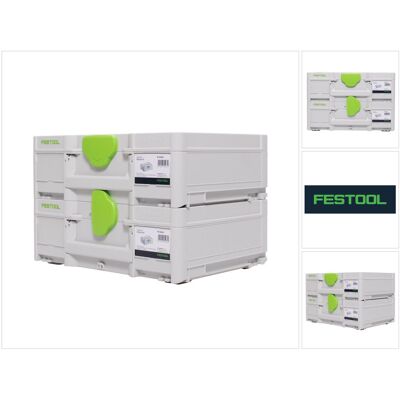 Festool Systainer Set 2x Sys3 M 137 ( 2x 204841 ) 10,4 Litri 396x296x137mm Valigia Portautensili Collegabile Festool Systainer Set 2x Sys3 M 137 ( 2x 204841 ) 10,4 Litri 396x296x137mm Valigia Portautensili Collegabile