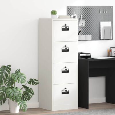 VIDAXL Armadio Per File Con Cassetto Giallo Senape 45,5 X 42 X 139 Cm VIDAXL Armadio Per File Con Cassetto Giallo Senape 45,5 X 42 X 139 Cm