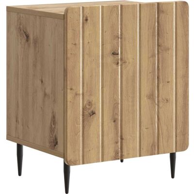 VIDAXL Armadio Da Notte Rovere Artigianale 43 X 34,5 X 52 Cm VIDAXL Armadio Da Notte Rovere Artigianale 43 X 34,5 X 52 Cm
