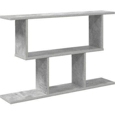 VIDAXL Scaffale Da Parete Grigio Cemento 80 X 15 X 50,5 Cm VIDAXL Scaffale Da Parete Grigio Cemento 80 X 15 X 50,5 Cm