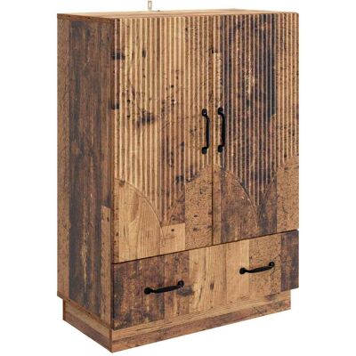 VIDAXL Credenza Legno Antico 66 X 34,5 X 92 Cm Legno Ingegnerizzato VIDAXL Credenza Legno Antico 66 X 34,5 X 92 Cm Legno Ingegnerizzato