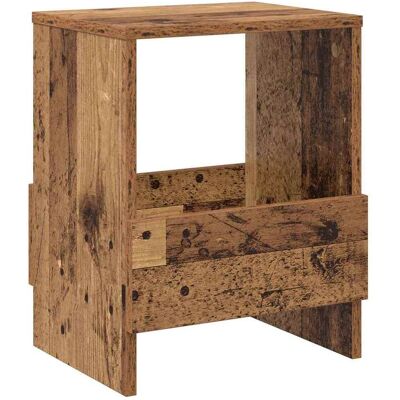 VIDAXL Scaffale Per Riviste Legno Vecchio 35 X 30 X 45 Cm VIDAXL Scaffale Per Riviste Legno Vecchio 35 X 30 X 45 Cm