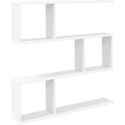 VIDAXL Scaffale Da Parete Bianco 80 X 12 X 79,5 Cm VIDAXL Scaffale Da Parete Bianco 80 X 12 X 79,5 Cm