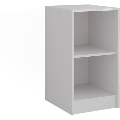 Vicco Cassettiera Sherry, Bianco/bianco Lucido, 40.2 X 76 Cm, Vicco Cassettiera Sherry, Bianco/bianco Lucido, 40.2 X 76 Cm,