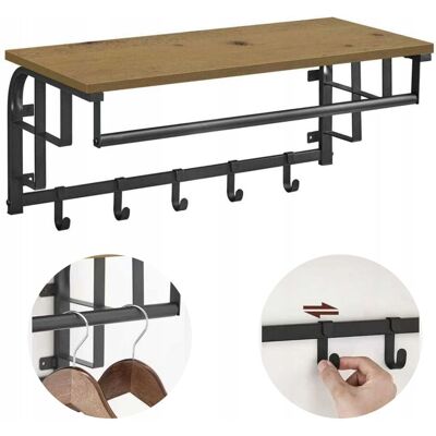 OEM Mensola Appendiabiti Artigianale - Asta Appendiabiti Nera Per Armadio, Ingresso E Bagno OEM Mensola Appendiabiti Artigianale - Asta Appendiabiti Nera Per Armadio, Ingresso E Bagno