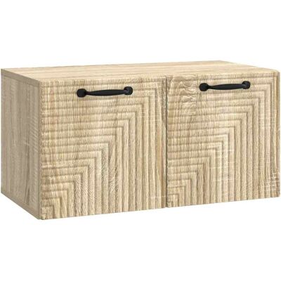 VIDAXL Mobile Porta Tv Da Muro Rovere Sonoma 59,5 X 31 X 30 Cm VIDAXL Mobile Porta Tv Da Muro Rovere Sonoma 59,5 X 31 X 30 Cm