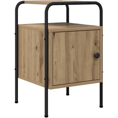 VIDAXL Armadio Da Notte Rovere Artigianale Legno Ingegnerizzato VIDAXL Armadio Da Notte Rovere Artigianale Legno Ingegnerizzato