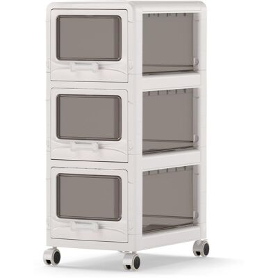 COSTWAY Cassettiera 3 4 5 Cassetti Carrello Scatola Portaoggetti Mobile Plastica Trasparente Ruote Maniglie Salvaspazio Compatta Slim Stretta Capienti Conteni COSTWAY Cassettiera 3 4 5 Cassetti Carrello Scatola Portaoggetti Mobile Plastica Trasparente Ruote Maniglie Salvaspazio Compatta Slim Stretta Capienti Conteni