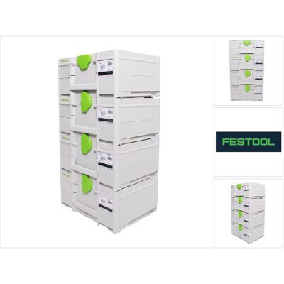 Festool Systainer Set 4x Sys3 M 187 ( 4x 204842 ) 15,9 Litri 396x296x187mm Valigia Portautensili Collegabile Festool Systainer Set 4x Sys3 M 187 ( 4x 204842 ) 15,9 Litri 396x296x187mm Valigia Portautensili Collegabile