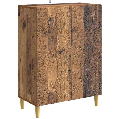 VIDAXL Credenza Legno Antico 66 X 34,5 X 90 Cm Legno VIDAXL Credenza Legno Antico 66 X 34,5 X 90 Cm Legno