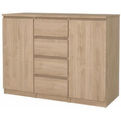 MARCA Kit Madia 2a+4c Naia 121x50x91cm Rovere MARCA Kit Madia 2a+4c Naia 121x50x91cm Rovere