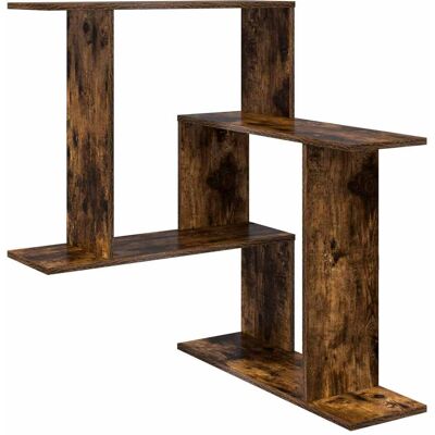 VIDAXL Scaffale Da Parete Rovere Fumo 67 X 67 X 87 Cm VIDAXL Scaffale Da Parete Rovere Fumo 67 X 67 X 87 Cm