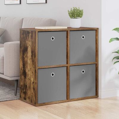 VIDAXL Credenza Con Cassetto Rovere Fumé 68,5 X 32 X 67 Cm VIDAXL Credenza Con Cassetto Rovere Fumé 68,5 X 32 X 67 Cm