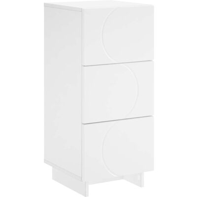 VIDAXL Credenza Bianco 33,5 X 34,5 X 75 Cm Legno Ingegnerizzato VIDAXL Credenza Bianco 33,5 X 34,5 X 75 Cm Legno Ingegnerizzato
