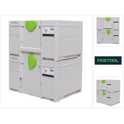 Festool - Sys3 M 337 Set Di Cassette Systainer 396 X 296 X 337 Mm - 32,4 L (2x 204844) Festool - Sys3 M 337 Set Di Cassette Systainer 396 X 296 X 337 Mm - 32,4 L (2x 204844)
