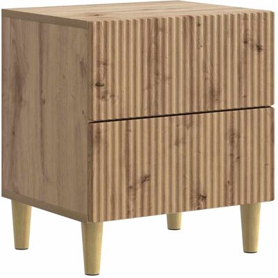 VIDAXL Armadio Da Notte Rovere Artigianale 43 X 34,5 X 48 Cm VIDAXL Armadio Da Notte Rovere Artigianale 43 X 34,5 X 48 Cm