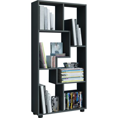 EBUY24 Scaffale In Legno Vcm Mensola Salvaspazio Dimensioni: A. 119 X L. 60 X P. 20 Cm Elegante Ripiano In Piedi Scaffale Di Stoccaggio Libreria Divisore Stanza Blina (nero) EBUY24 Scaffale In Legno Vcm Mensola Salvaspazio Dimensioni: A. 119 X L. 60 X P. 20 Cm Elegante Ripiano In Piedi Scaffale Di Stoccaggio Libreria Divisore Stanza Blina (nero)