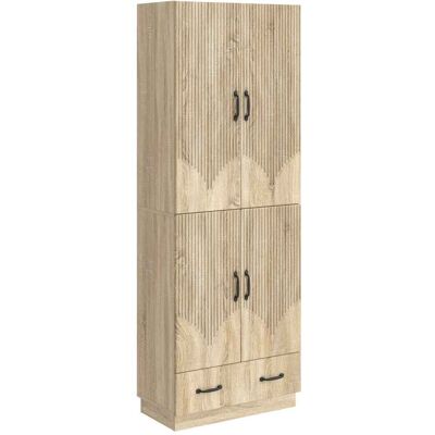 VIDAXL Set Di Armadi 2 Pcs Rovere Sonoma Legno Ingegnerizzato VIDAXL Set Di Armadi 2 Pcs Rovere Sonoma Legno Ingegnerizzato