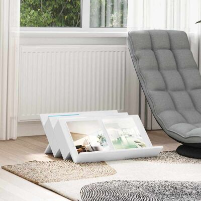 VIDAXL Scaffale Per Riviste Bianco 65 X 53 X 28,5 Cm Legno VIDAXL Scaffale Per Riviste Bianco 65 X 53 X 28,5 Cm Legno