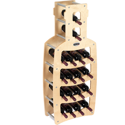 ORIGINAL LEGNO ITALIA Bottiglia Acero 36 Bottiglie Scaffale Vino - Scaffale per Bottiglie ORIGINAL LEGNO ITALIA Bottiglia Acero 36 Bottiglie Scaffale Vino - Scaffale per Bottiglie