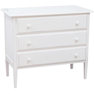 BISCOTTINI Cassettiera in Legno Massello Bianca - Chest of drawers BISCOTTINI Cassettiera in Legno Massello Bianca - Chest of drawers