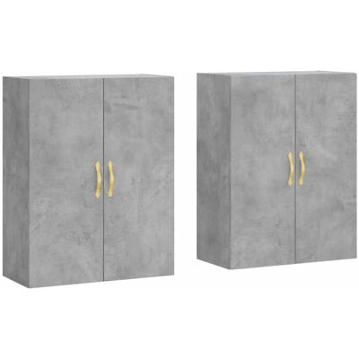 HELLOSHOP26 Set Di 2 Eleganti Pensili Da Parete Portaoggetti Interno 69,5 X 34 X 90 Cm In Legno Multistrato Grigio Cemento 020055350 HELLOSHOP26 Set Di 2 Eleganti Pensili Da Parete Portaoggetti Interno 69,5 X 34 X 90 Cm In Legno Multistrato Grigio Cemento 020055350