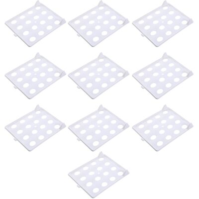 OEM Organizzatore E Divisorio In Plastica Per Armadio - Bianco 10 Pezzi OEM Organizzatore E Divisorio In Plastica Per Armadio - Bianco 10 Pezzi