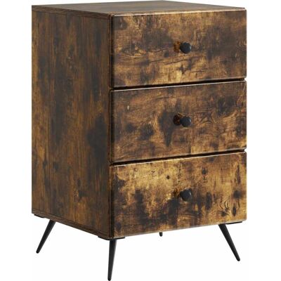 VIDAXL Armadio Da Notte Con Cassetto Rovere Fumo 43 X 41 X 66,5 Cm VIDAXL Armadio Da Notte Con Cassetto Rovere Fumo 43 X 41 X 66,5 Cm