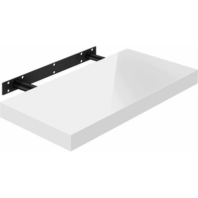 WOLTU - 60x22.9x3.8 cm - Legno e metallo - 1x - Mensola da muro WOLTU - 60x22.9x3.8 cm - Legno e metallo - 1x - Mensola da muro
