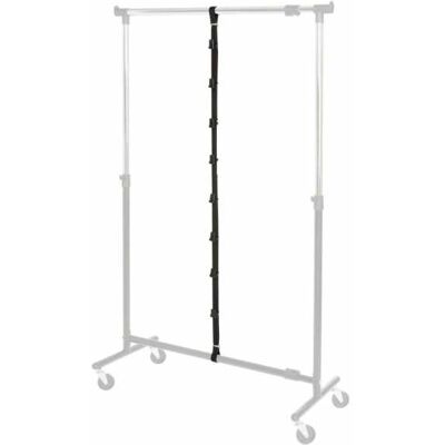 Wenko Portaborse Da Appendere, Organizzatore Per Armadio Senza Foratura, Set Di 2, Portaborse Con 8 Ganci, Plastica, 3x200x3,5 Cm, Nero - Wenko Portaborse Da Appendere, Organizzatore Per Armadio Senza Foratura, Set Di 2, Portaborse Con 8 Ganci, Plastica, 3x200x3,5 Cm, Nero -