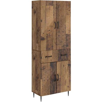 VIDAXL Set Di Armadi 2 Pz Legno Antico Legno Ingegnerizzato VIDAXL Set Di Armadi 2 Pz Legno Antico Legno Ingegnerizzato