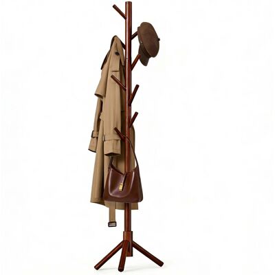 RELAXDAYS Appendiabiti Ingresso Modulare, 8 Ganci, 175 Cm, Legno Di Pino, Marrone Scuro, Ingresso & Ufficio RELAXDAYS Appendiabiti Ingresso Modulare, 8 Ganci, 175 Cm, Legno Di Pino, Marrone Scuro, Ingresso & Ufficio