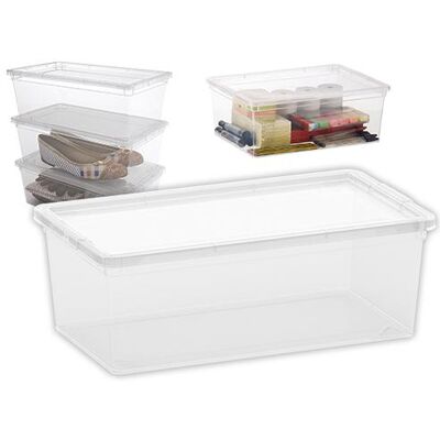 Kis Contenitore Multiuso - Trasparente - 40x34x18 Cm - Keter Kis Contenitore Multiuso - Trasparente - 40x34x18 Cm - Keter