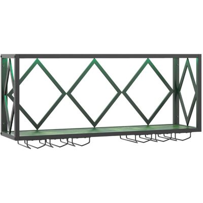 NORTHIX Portabottiglie Da Parete Con Led E Portabicchieri NORTHIX Portabottiglie Da Parete Con Led E Portabicchieri