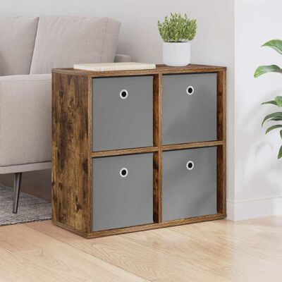 VIDAXL Credenza Con Cassetto Rovere Fumé 59,5 X 27 X 57 Cm VIDAXL Credenza Con Cassetto Rovere Fumé 59,5 X 27 X 57 Cm
