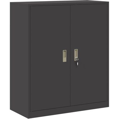 VIDAXL Armadio Nero 90 X 40 X 105 Cm Acciaio VIDAXL Armadio Nero 90 X 40 X 105 Cm Acciaio