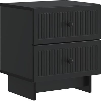 VIDAXL Armadio Da Notte Nero 43 X 34,5 X 47,5 Cm Legno Ingegnerizzato VIDAXL Armadio Da Notte Nero 43 X 34,5 X 47,5 Cm Legno Ingegnerizzato