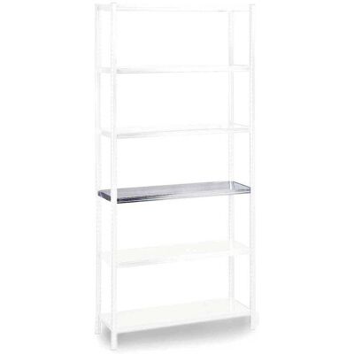 raaco 90-31 X 5 Scaffale In Acciaio Zincato Argento 88,5 Cm raaco 90-31 X 5 Scaffale In Acciaio Zincato Argento 88,5 Cm